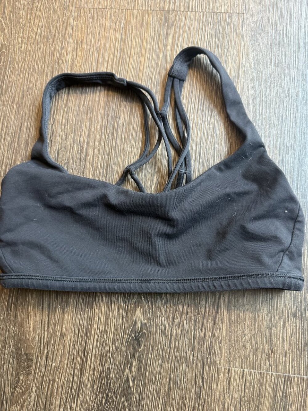 Lululemon Free to Be Bra Black Strappy Back 4